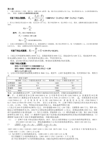 财务管理学第六章课后重点题答案