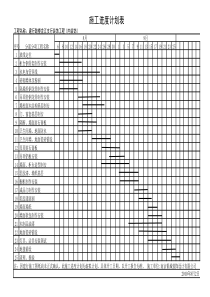 总进度计划表