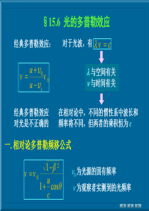 §15.6-光的多普勒效应