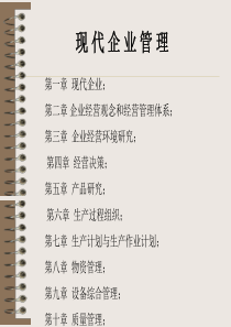 现代企业管理（ppt 215页）