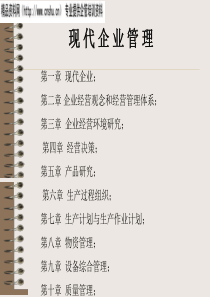 现代企业管理（ppt215页）