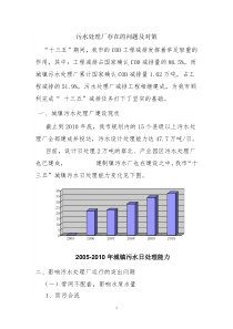 污水处理厂存在的问题及对策