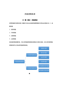 风险管理体系框架