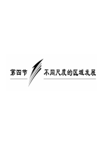 2010高三地理一轮复习课件四十七24不同尺度的区域差