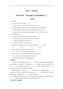 Unit2PeriodOne1高中英语人教版选修8配套Word版文档