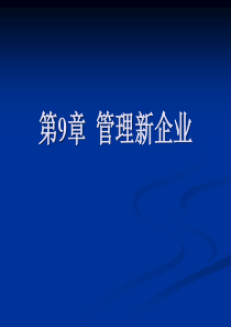 管理新企业