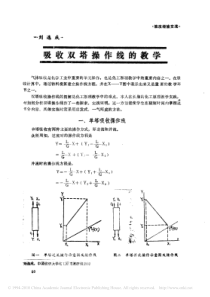 吸收双塔操作线的教学