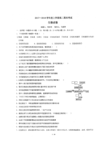 辽宁省20172018学年营口市普通高中高二上学期期末考试生物试题