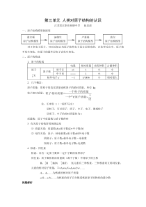 高一化学人类对原子结构的认识测试题