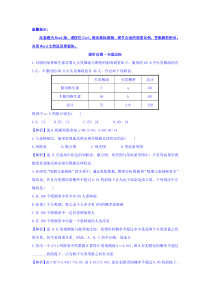 高中数学人教版选修12课时自测当堂达标12独立性检验的基本思想及其初步应用精讲优练课型