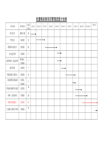 批量精装修项目进度计划表