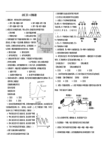 生物必修三1-4章习题+答案