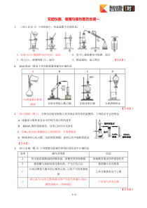 化学1219实验仪器装置与操作是否合理一