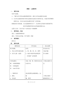 课题1金属材料