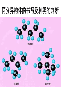 高二化学上学期同分异构体的书写及种类的判断高二化学课件