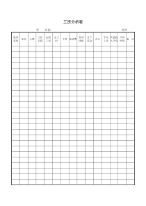 工资分析表word表格表单模板