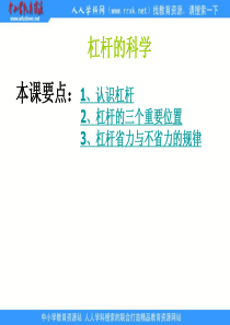 教科版小学科学六年级上册12杠杆的科学PPT课件2