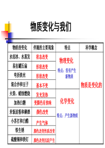 教科版小学科学六年级下册28物质变化与我们PPT课件1