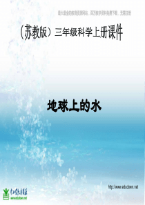 苏教小学科学三年级上册10地球上的水PPT课件5