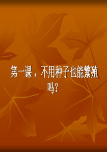 苏教小学科学五年级下册31不用种子也能繁殖吗PPT课件1