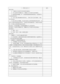 鄂教版四科学教案上