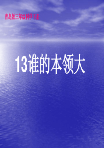 青岛小学科学三年级下册21谁的本领大PPT课件3