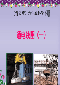 青岛小学科学六年级下册8通电的线圈一PPT课件1