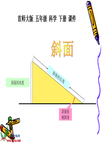 首师大小学科学五年级下册4斜面PPT课件2