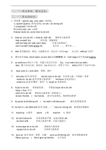 广州牛津英语7七年级下期末考试复习一