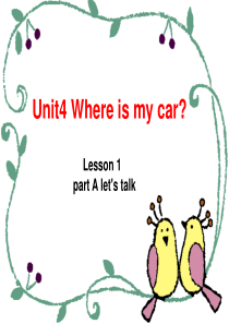 三年级下册-Unit4-Where-is-my-car