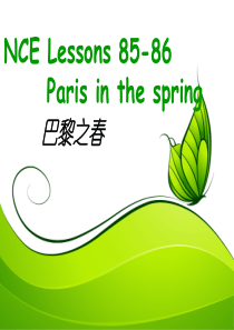 新概念英语第一册Lesson85-86