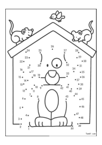 5-100数字连线图