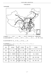 中国的交通练习试题(带答案)