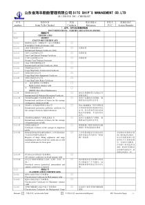 港口国检查表PSC-CHECKLIST