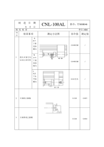 数控车床出厂检验表