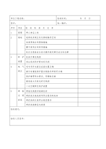 电焊机验收记录表