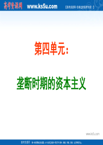 09高考世界近现代史单元复习课件4高三历史课件