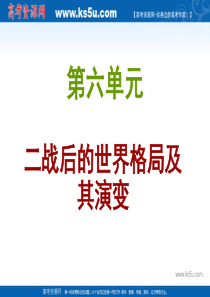 09高考世界近现代史单元复习课件6高三历史课件