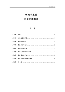 华彩咨询_xx集团锦纶子集团资金管理制度（doc8页）