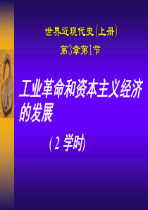 高三历史课件工业革命和资本主义经济的发展高三历史课件