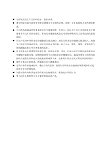 危险化学品从业单位安全标准化全套管理制度