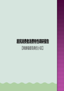 居民消费者消费特性调研报告(ppt-65页)