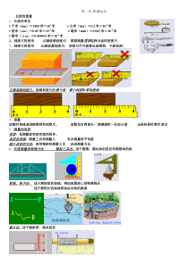 初中物理机械运动讲义