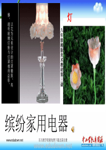 湘教版美术八年级上册第三课缤纷家用电器ppt课件3