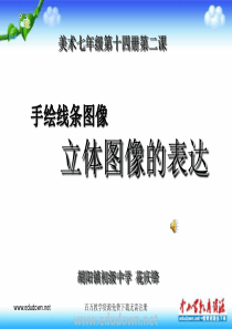 第三课立体图象的表达ppt课件1人教版美术初中美术七年级下册PPT课件