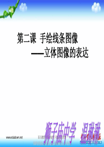 第二课手绘线条图像的表达ppt课件1人教版美术初中美术七年级上册PPT课件