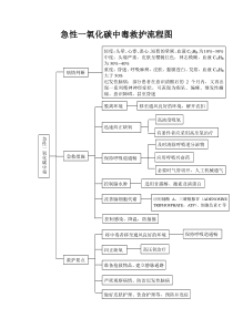 急性一氧化碳中毒救护流程图