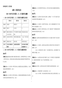 2014—2019全国卷必修一经济生活主观题集锦