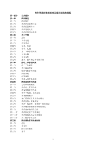 商务型酒店管理制度及操作规范和规程