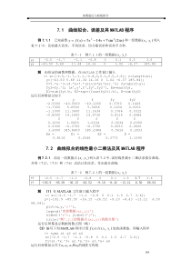 函数逼近与曲线(面)拟合的MATLAB程序